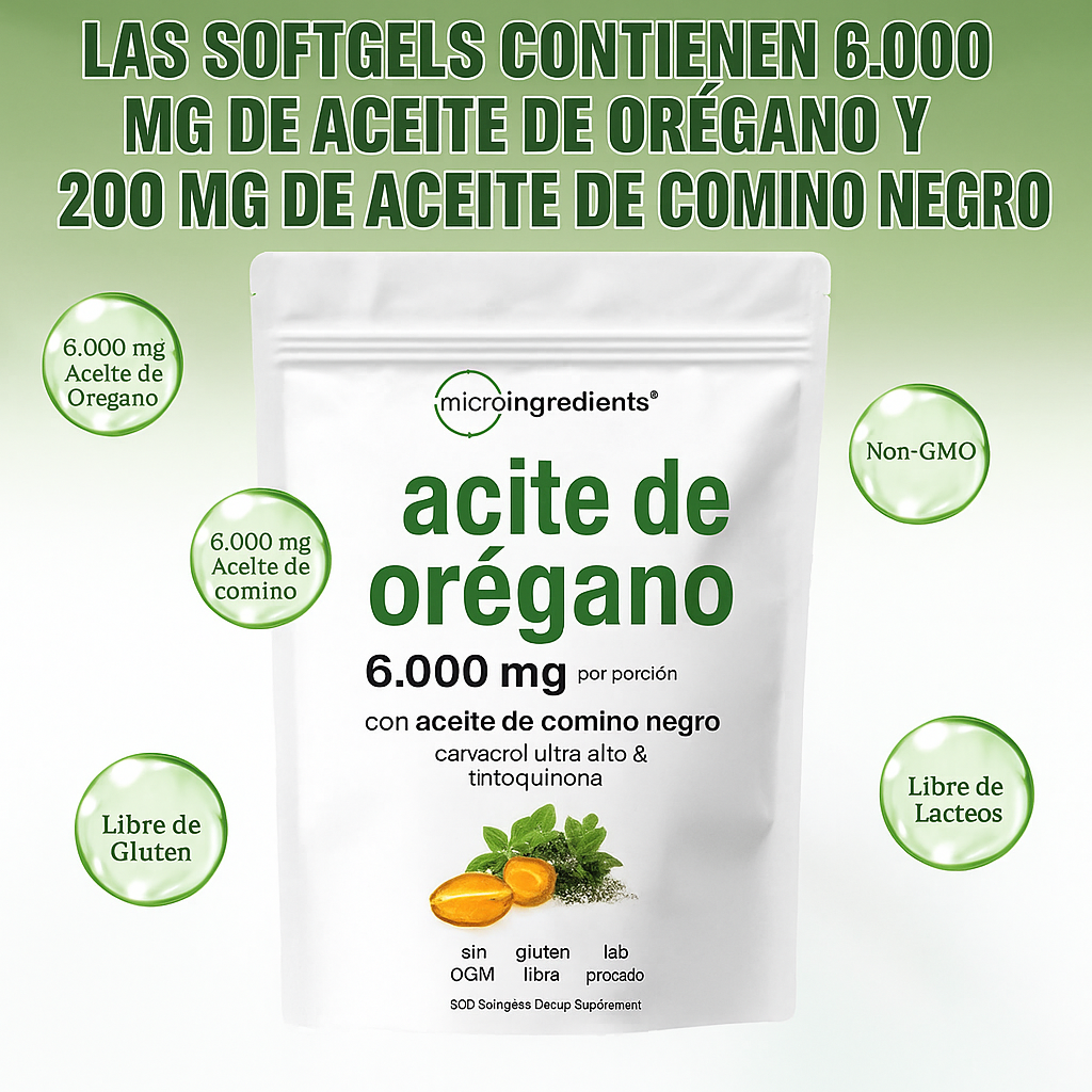 Aceite de Orégano 🌱 Bienestar Real