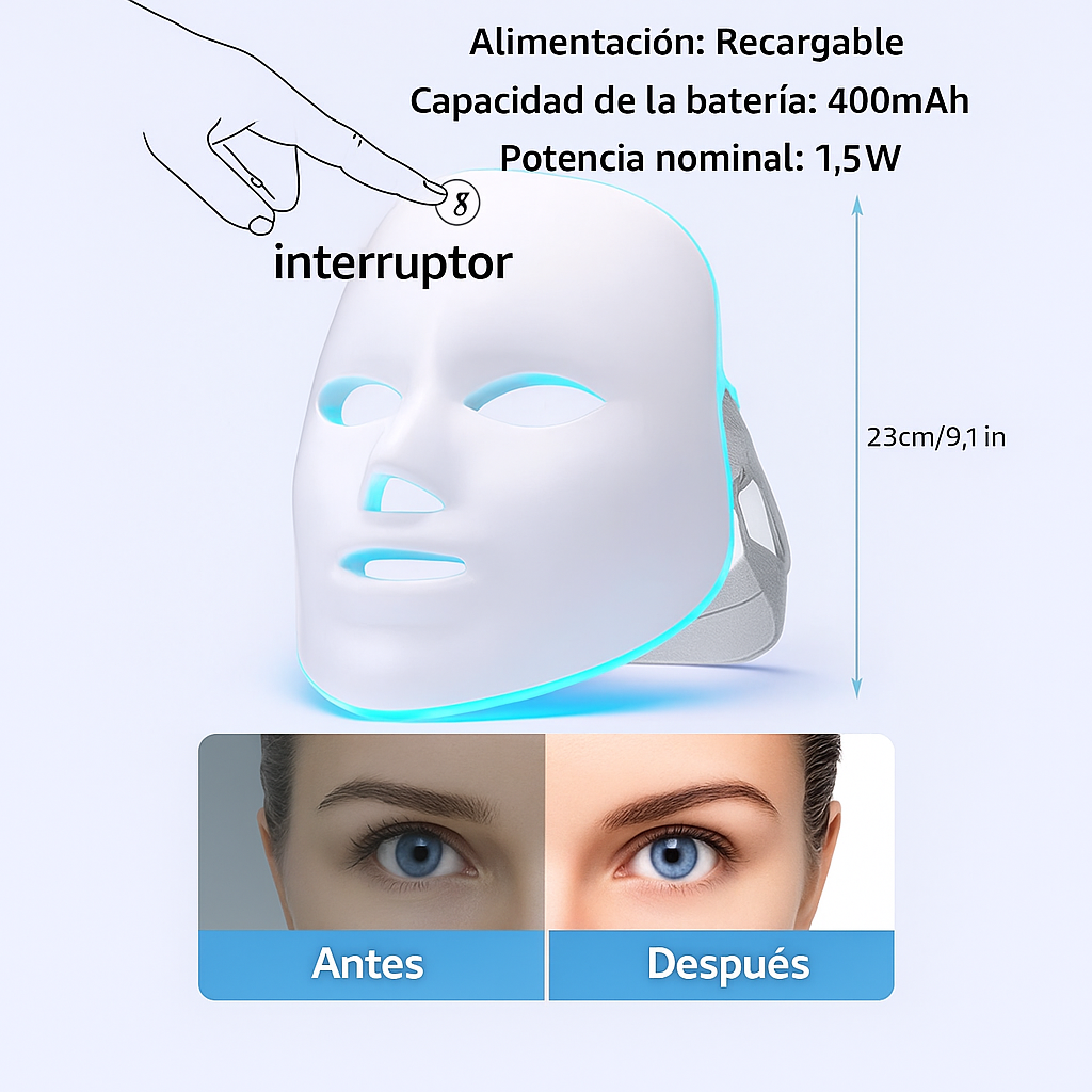 Últimas unidades disponibles — Llévate tu Máscara LED con envío gratis