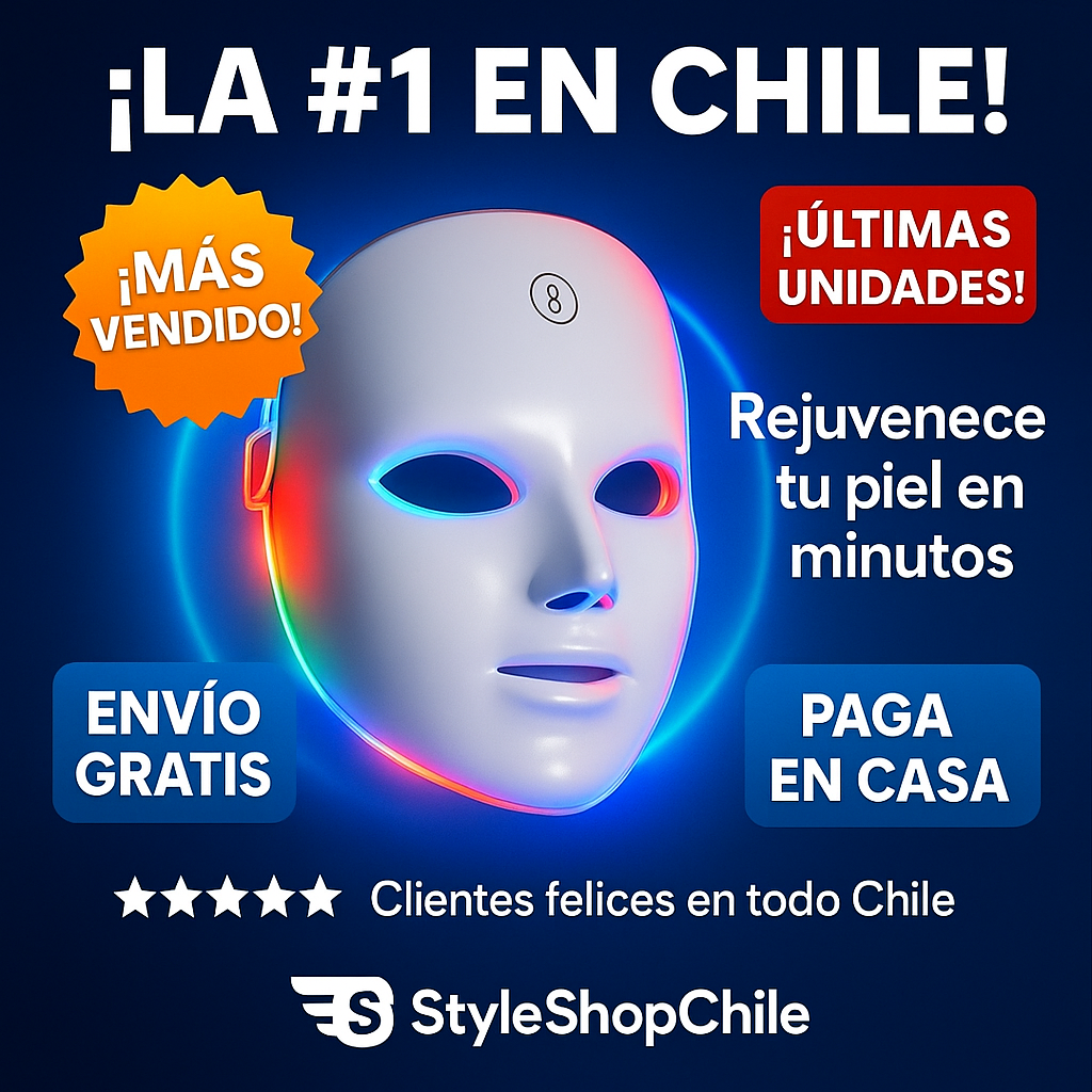 Últimas unidades disponibles — Llévate tu Máscara LED con envío gratis