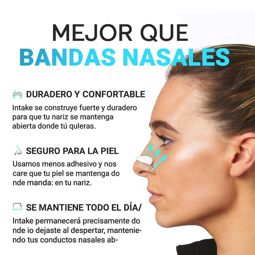 Respira Libre, Duerme Mejor – Tiras Nasales Magnéticas X2