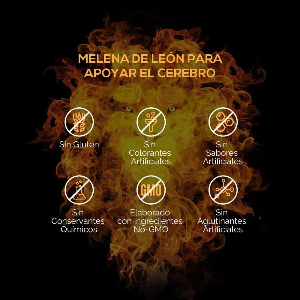 🧠 El suplemento que transforma tu mente y tu día - melena de león 60 cápsulas