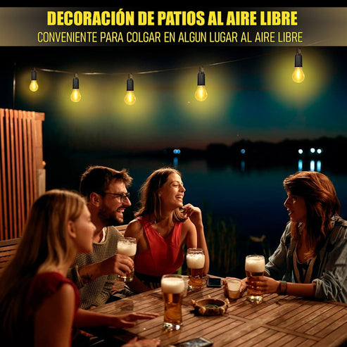 ⚡ Pack Doble: 2 Ampolletas Solares para apagones y aventuras