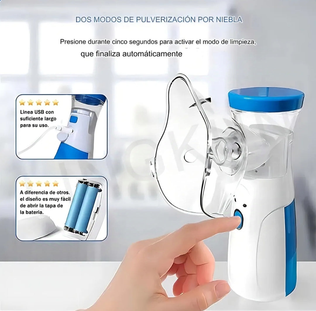 Nebulizador Portátil para Niños y Adultos