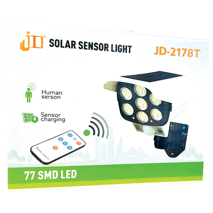 Foco Led Solar Tipo Camara - Ilumina y protege tu casa sin gastar en electricidad ⚡